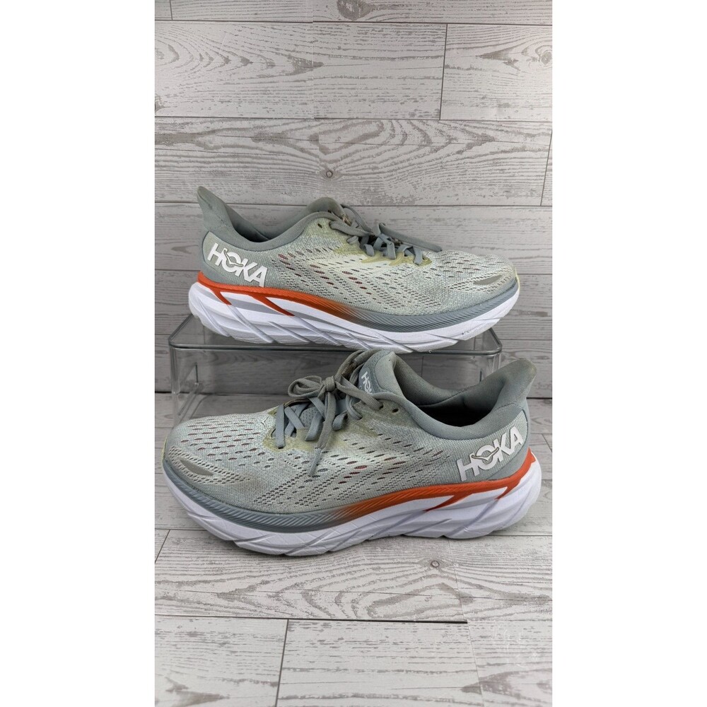 Hoka One One Clifton 8 1121375-BFPA Blue 9.5D Womens Sneakers Running Shoes #173